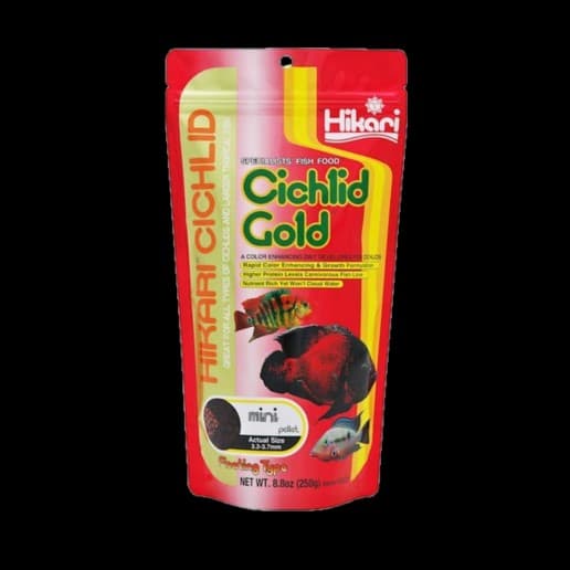 Hikari Cichlid Gold Mini Floating Pellets Freshwater Cichlid Fish Food oz